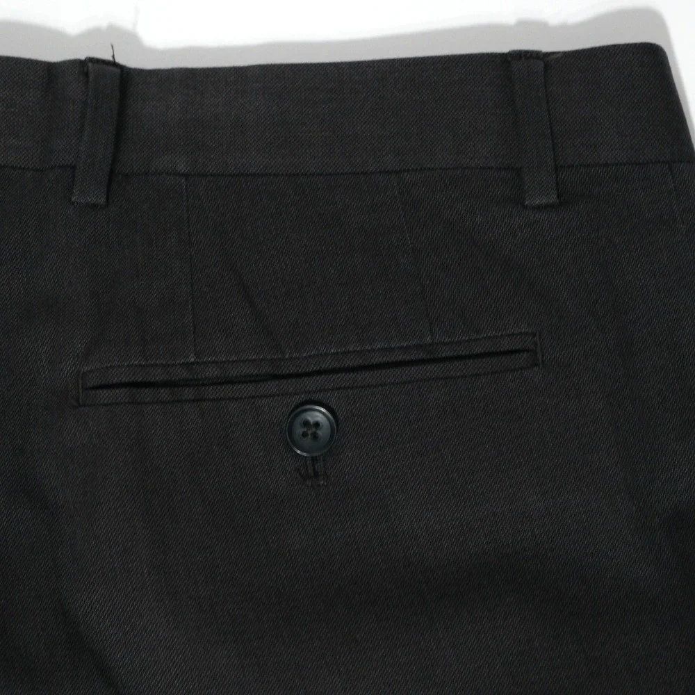 Banana Republic Pants Men 31 x 32 Dark Gray Classic Fit Chino Flat Front Cotton